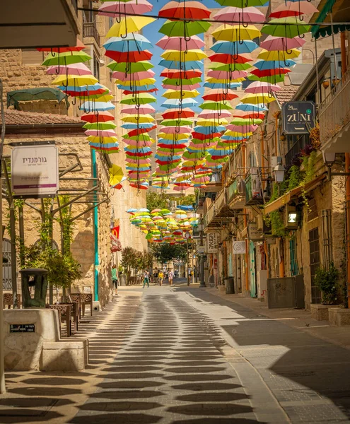 Улицы Старого Города Иерусалима Израиль Ближний Восток Октябрь 2019 Стоковая Картинка