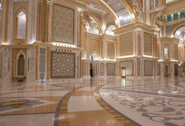 Qasr al-Watan (Ulusun Sarayı) Başkanlık Sarayı. Abu Dabi İ.A.E. Mart 2022