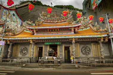 Guandu Tapınağı. Tayvan Taipei 17 Mart 2019