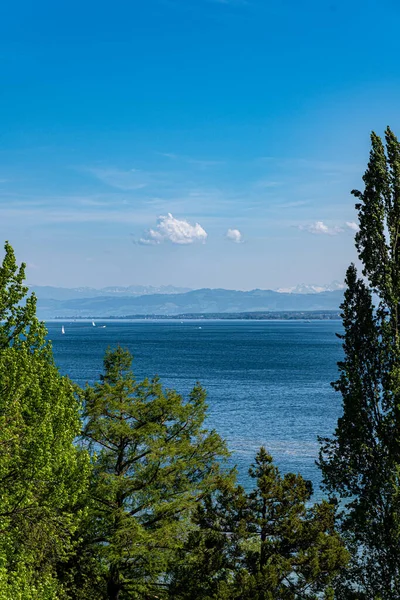 Kilátás Legnagyobb Német Nevű Lake Constance — Stock Fotó