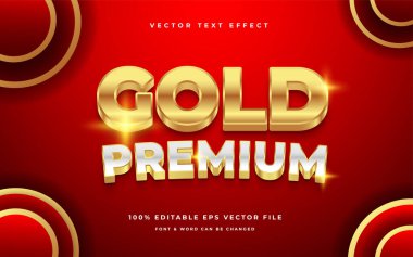 altın zarif düzenlenebilir metin efekti