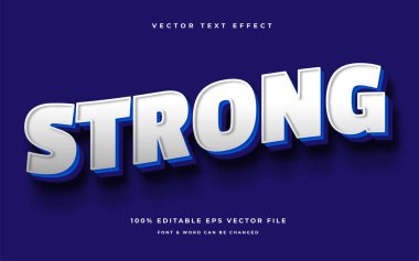 güçlü modern düzenlenebilir metin etkisi