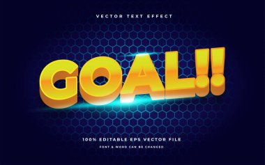 hedef modern düzenlenebilir metin efekti