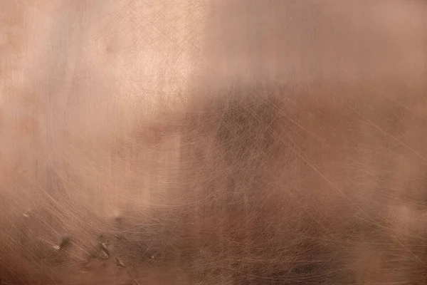 Мідний Фон Мідний Лист Ліве Природне Освітлення Мідній Поверхні Подряпини — стокове фото