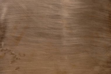 Bakır arka plan. Bakır yüzeyde çizikler var..