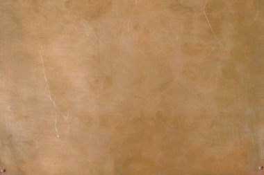 Tasarım için bakır dokusu arka planı. Doğal Bakır Tabak. Boşluğu Kopyala.