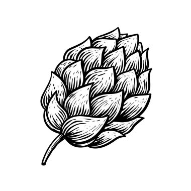 Zıpla siyah renk işareti. El çizimi stil vektör çizimi. Bira içeriği beyaz arkaplanda izole edildi.