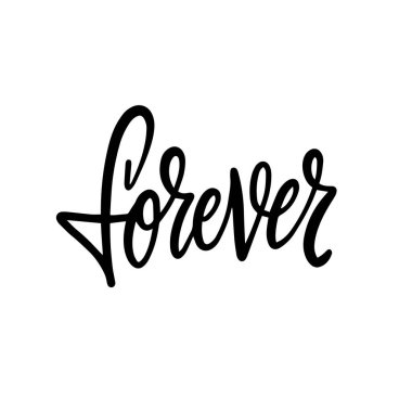 Moda, dövme ve ilham verici alıntılar için mükemmel siyah el yazısı..