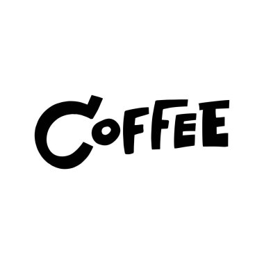 Özellikle kahveyle ilgili güzel bir monokromatik tasarım canlı ve parlak bir arka plana karşı belirgin bir şekilde sergilenir.