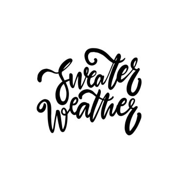 Süveter Havası 'nın sonbahar ve kış temaları için mükemmel olduğunu söyleyen bu şık el yapımı tasarım.