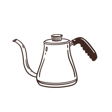 Bu çok zarif tasarlanmış bir çaydanlık hem kahve hem de çay demlemek için mükemmel.