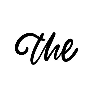 Kelime, tipografi ve tasarımın güzelliğini gözler önüne seren temiz, beyaz bir arkaplanda el yazısıyla zarif bir şekilde yazılmış.