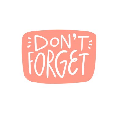 Bu eğlenceli, canlı bir hatırlatıcı grafiktir. 