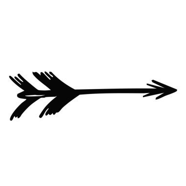 Çok çeşitli yaratıcı projeler ve uygulamalar için mükemmel parlak, minimalist bir kara ok tasarımı.