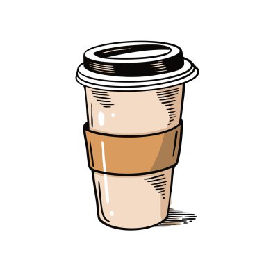 Bu şık kollu modaya uygun tek kullanımlık kahve fincanı her zaman hareket halinde olan kahve severler için mükemmeldir.