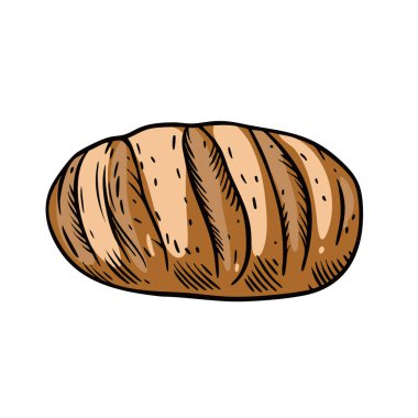 Özgün dokusuyla birlikte kırsal tarzını gösteren güzel bir el yapımı zanaatkar ekmeği.