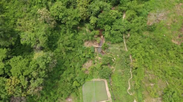 Omkoi Okres Uhnízděný Krásné Horské Lesní Oblasti Severním Thajsku — Stock video