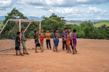 Omkoi Bölgesi, Tayland, 24 Mayıs 2021, Omkoi Bölgesi, Chiang Mai, Tayland.