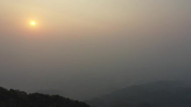 25 Mar 2021 'de, Tayland' ın kuzeyindeki Chiang Rai eyaletinde, Sunrise View 'da 2..