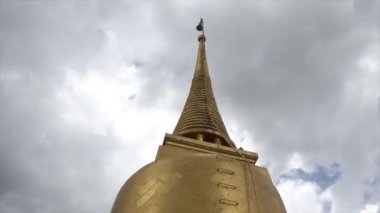 Bangkok 'ta, Tayland' ın başkenti Bangkok 'ta, çatıda, Altın Dağ' da,.