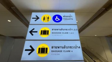 Bangkok, Tayland - 27 Kasım 2023, Sabah 7: 00 sıralarında, Tayland 'daki Khon Kaen Uluslararası Havalimanı' ndaki atmosferi yakaladı..