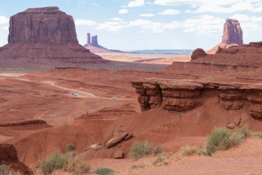 Arizona Anıt Vadisi 'nin panoramik manzarası