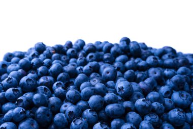 Fresh blueberry as a background isolated on white background. 