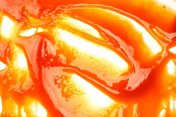 Salpicaduras Salsa Roja Sabrosa Como Fondo —  Fotos de Stock