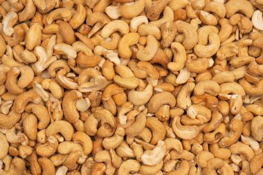 Lezzetli tuzlu fındık karışımı. Bir grup badem, fıstık, ceviz, macadamia, kaju..