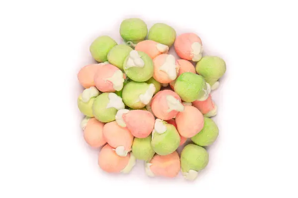 stock image Marshmallow fruit candys isolated on a white background. 