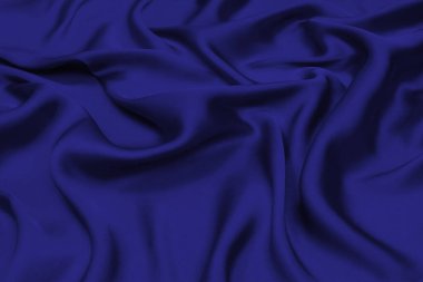 Zengin ve lüks kırmızı ipek kumaş dokusu. Üst görünüm.