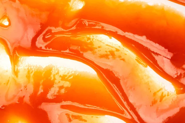 Tasty Red Sauce Splashes Background — Stock Photo, Image