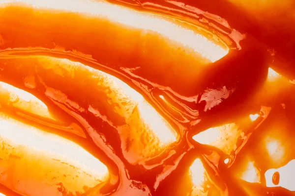 stock image Tasty red sauce splashes as a background.