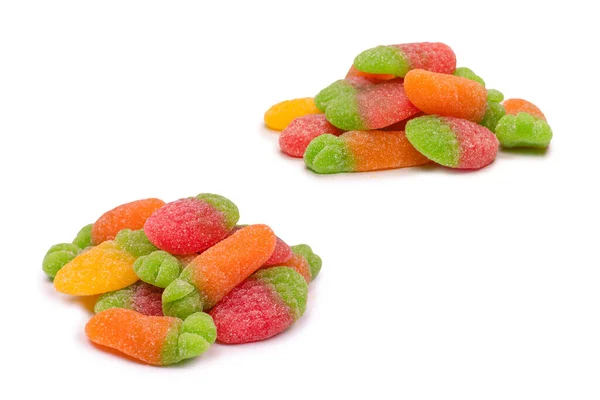 Желе Candys Изолированы Белом Фоне — стоковое фото