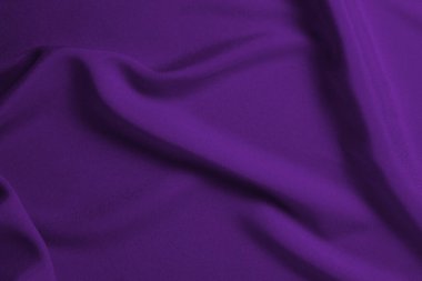 Zengin ve lüks kırmızı ipek kumaş dokusu. Üst görünüm.