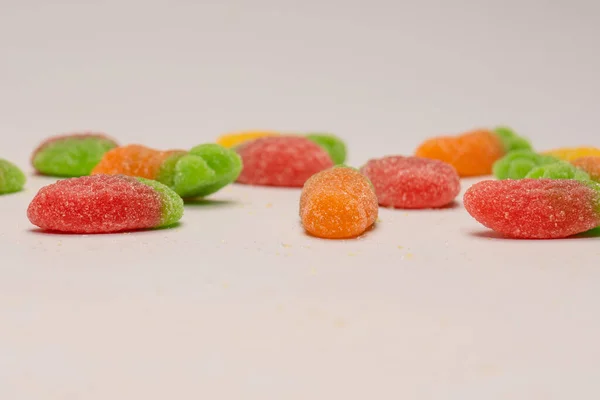Jelly Candys Isolated White Background — Photo