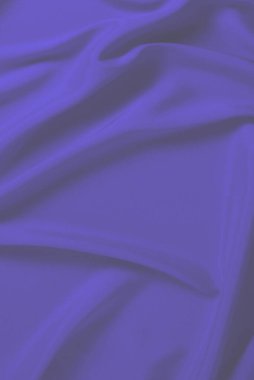 Kırmızı ipek ya da saten lüks kumaş dokusu soyut bir arka plan olarak kullanılabilir. Üst görünüm.