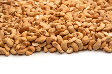 Lezzetli tuzlu fındık karışımı. Bir grup badem, fıstık, ceviz, macadamia, kaju..