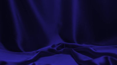 Zengin ve lüks kırmızı ipek kumaş dokusu. Üst görünüm.