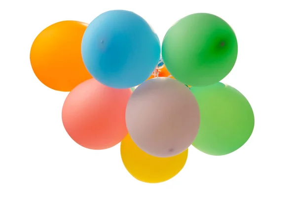 Ballon Isolado Num Fundo Branco Espaço Cópia — Fotografia de Stock