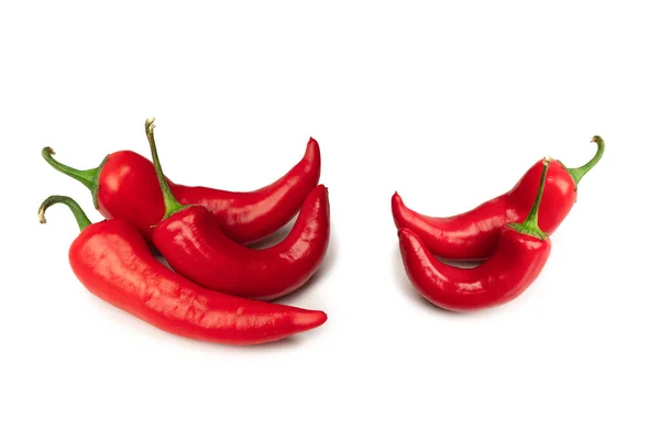 stock image Red hot chili pepper isolated on a white background. 