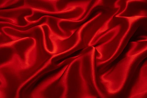 Rote Seide Oder Satin Können Als Abstrakter Hintergrund Verwendet Werden — Stockfoto