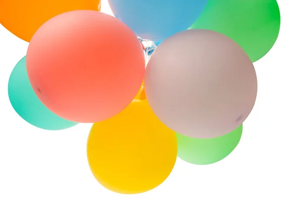 Egy Fehér Hátterű Ballon Fénymásolási Hely — Stock Fotó