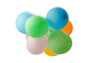 A Ballon isolated on a white background. Copy space. 