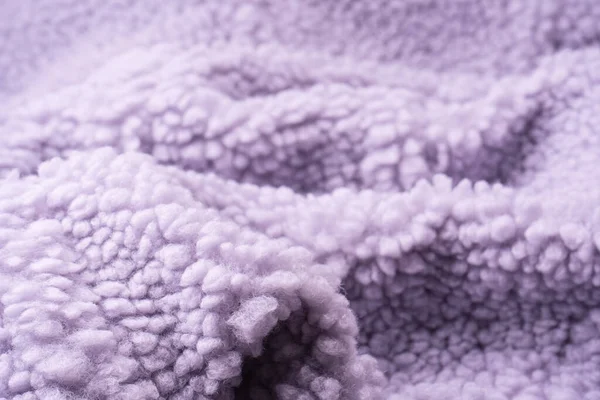 Purple fur texture as a background. Top view.