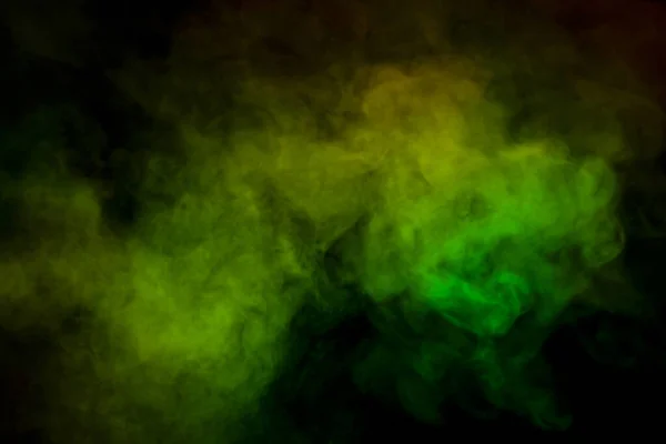 Red Green Steam Black Background Copy Space — Stock Photo, Image