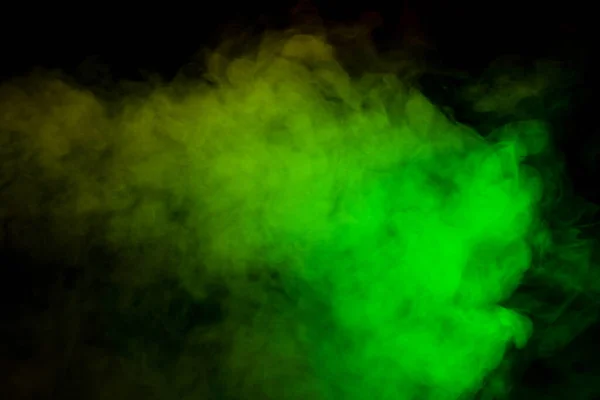 Red Green Steam Black Background Copy Space — Stock Photo, Image