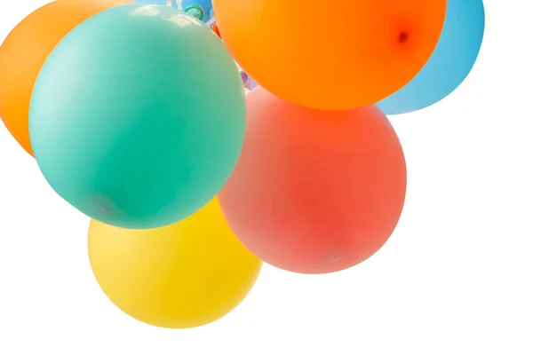 Ballon Isolado Num Fundo Branco Espaço Cópia — Fotografia de Stock