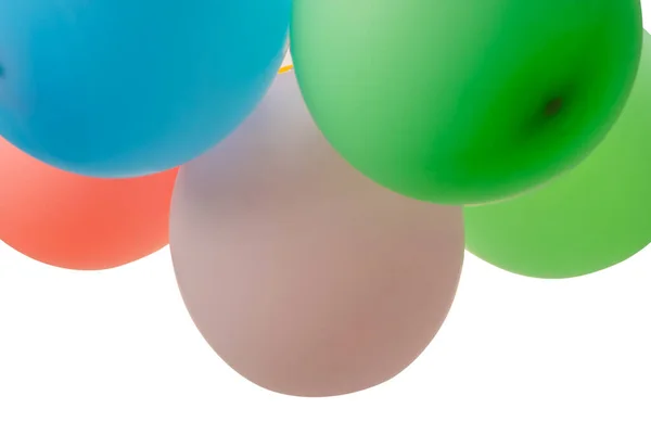 Ballon Odizolowany Białym Tle Przestrzeń Kopiowania — Zdjęcie stockowe