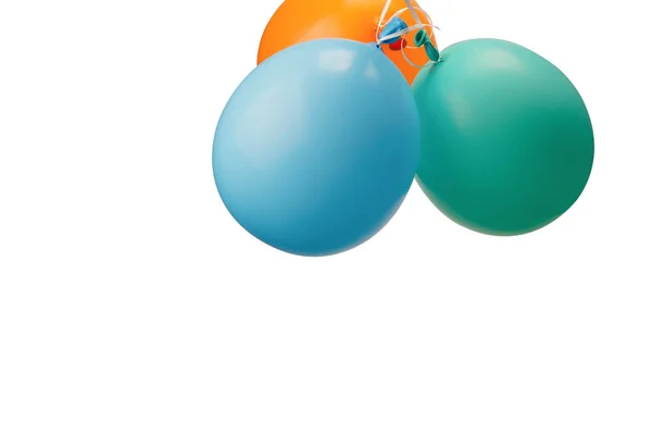 Ballon Isolated White Background Copy Space — Stok fotoğraf
